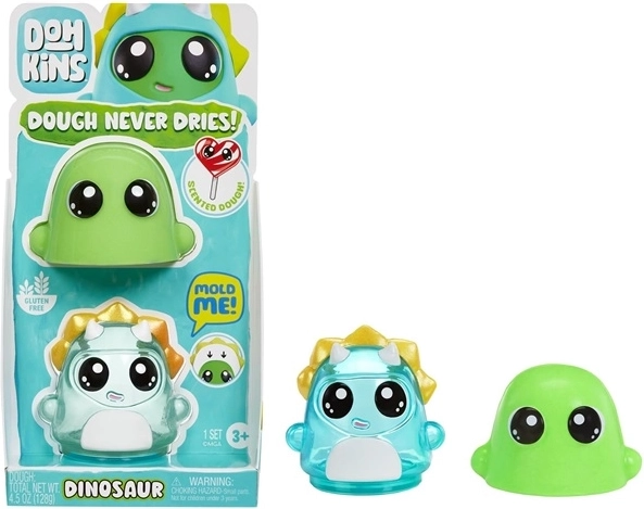 MGA DohKins dinosaure – figurine avec pâte à modeler parfumée 120 g