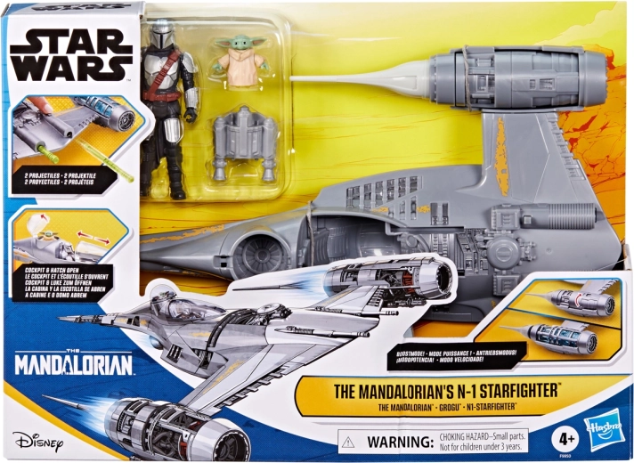 Hasbro Star Wars Chasseur N-1 du Mandalorien avec figurines