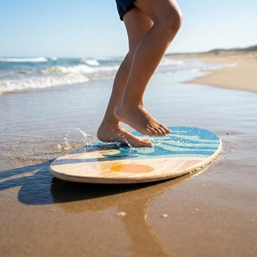 Idéal sur sable mouillé et en eaux peu profondes