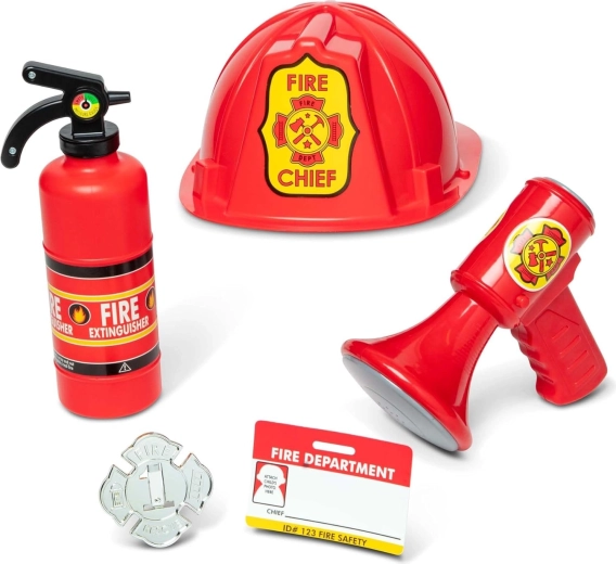 Realistic gear for firefighter pretend play