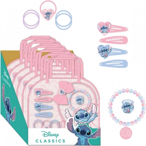 Cadeauset haaraccessoires STITCH, 12 stuks