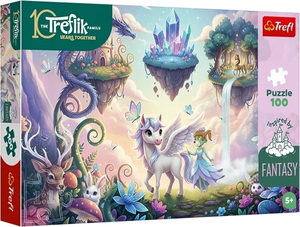 Puzzel 100 stukjes Inspired By Fantasy: Magische werelden
