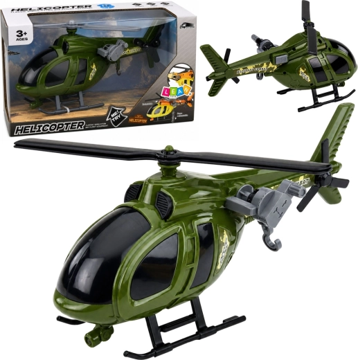 Hélicoptère militaire jouet avec lumières et sons, vert