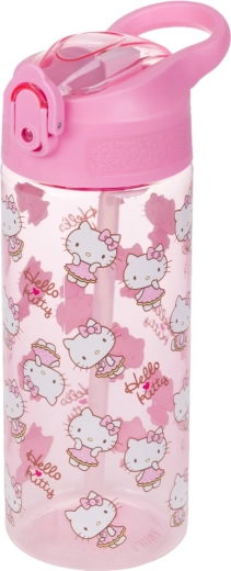 Tritan drinking bottle with straw Hello Kitty Sweet Leopard 500 ml BAAGL
