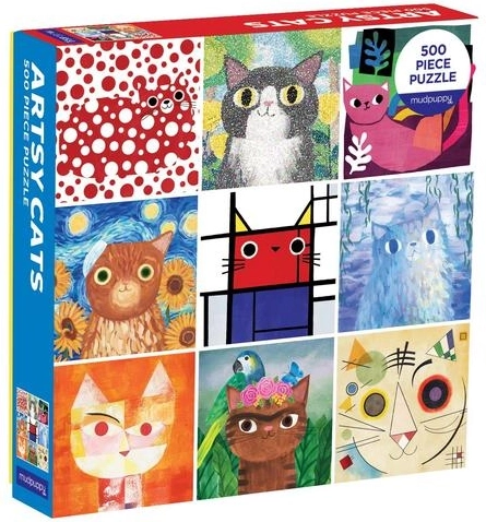 Puzzel Artistieke katten