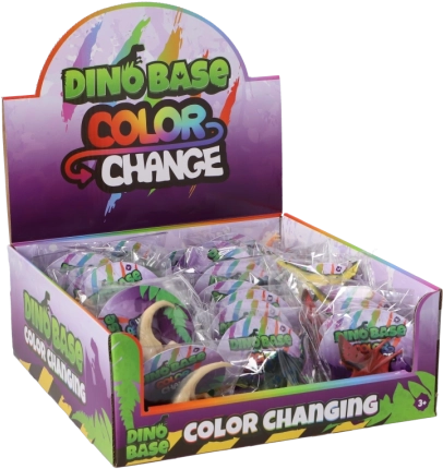 dinosaure qui change de couleur selon la température