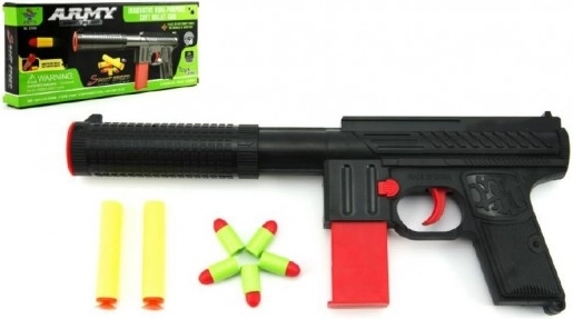 Kinderpistool met schuimpijltjes 30 cm