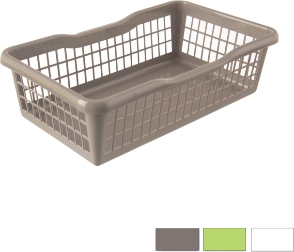 Plastic opbergmandje 24,5 × 15,2 × 7,5 cm mix