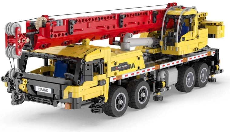 Stevige chassis en 8 rubberen wielen