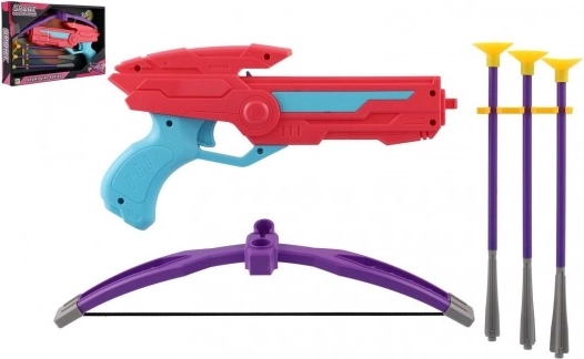 Colorful Plastic Crossbow with Suction Cup Arrows