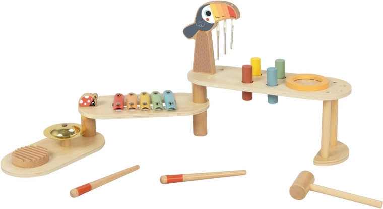 A rich set of instruments for rhythm and melody