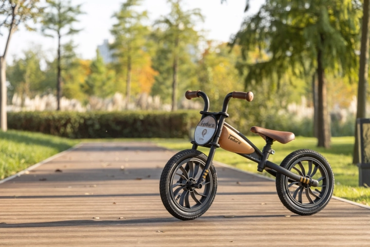 Stable ride thanks to 12" inflatable wheels