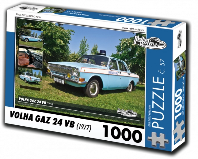 Puzzle RETRO-AUTA Wolga GAZ 24 VB 1000 Teile