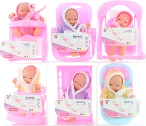 Baby doll with play accessories