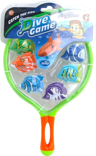 Poissons plongeurs avec épuisette pour enfants