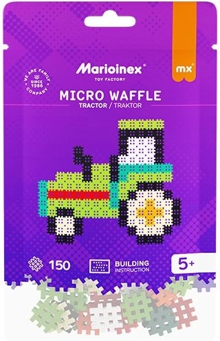 Micro Waffle Bausteine – Traktor, 150 Teile