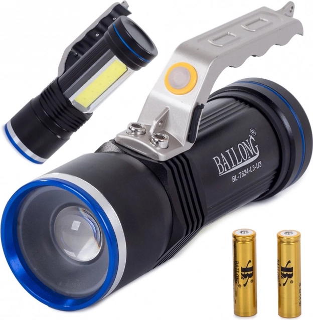 Militaire LED zaklamp met Cree XM-L3-U3 Zoom van Bailong