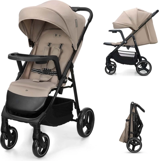 Poussette sportive Kinderkraft Trig 3 avec plateau stone beige