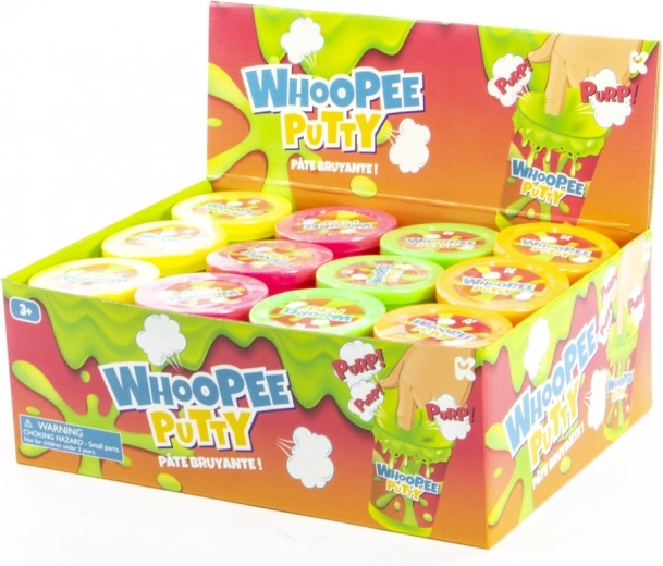 grappige slijm in een bekertje