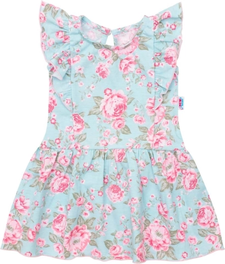 Summer cotton dress with roses NEW BABY