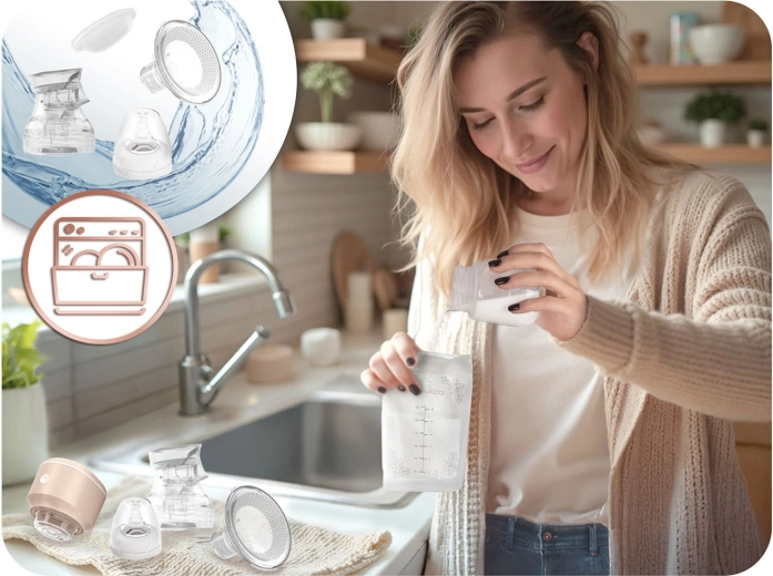Eenvoudig onderhoud en vaatwasserbestendig (zonder elektronica)
