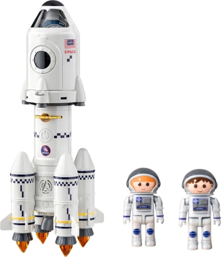 Modulare Konstruktion und 2 Astronautenfiguren