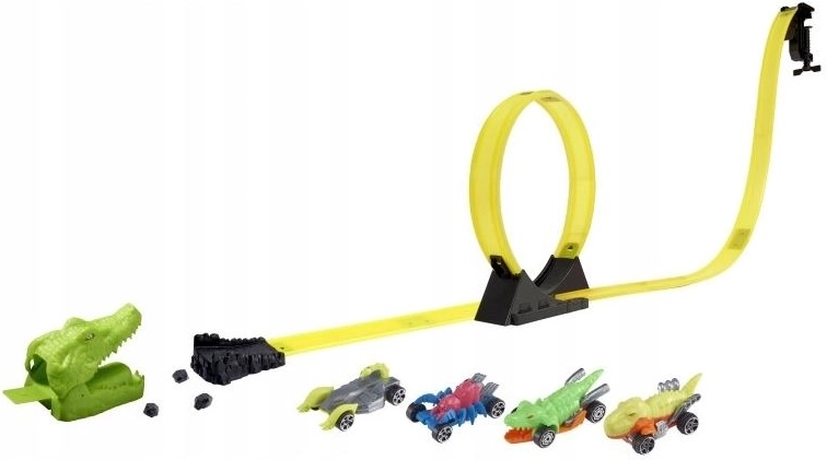 Stunt track with a loop