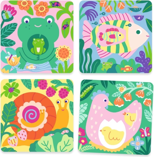 Durable cards, cheerful illustrations