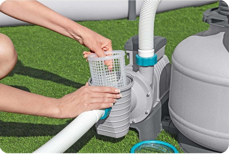 Voorfilter voor het opvangen van vuil