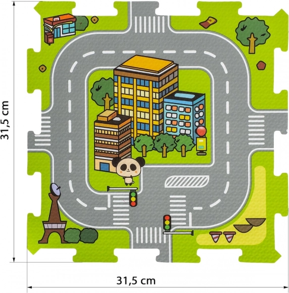 Road map for toy cars