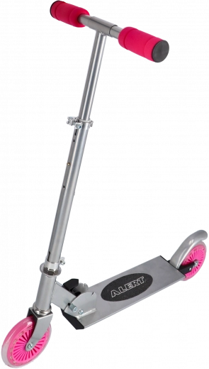 Trottinette en aluminium pliante rose