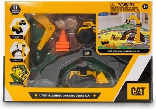 Cat construction set with play mat and accessories