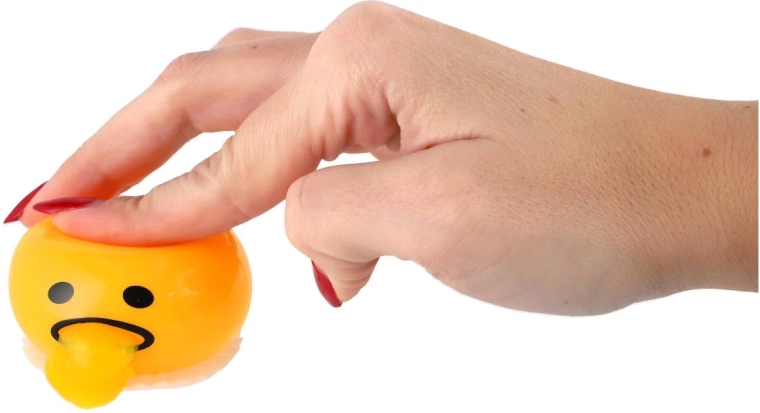 Grappig “kotsend” slijmeffect