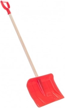 Kids' snow shovel with T-handle 87 cm – Red