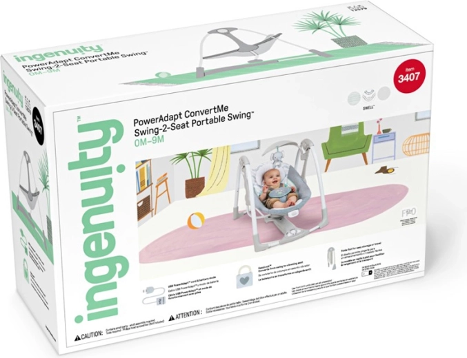 2-in-1 schommel en wipstoel voor maximale flexibiliteit