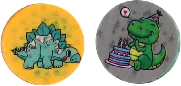 Pastilles autocollantes avec dinosaures