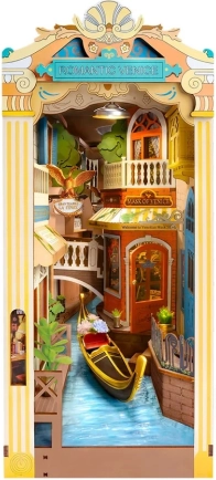 Serre-livres 3D Romantic Venice – kit DIY avec LED