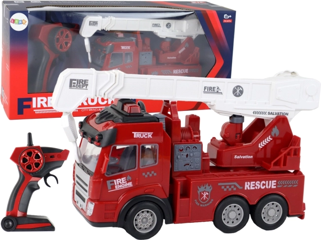 Rescue Vehicle with Remote-Controlled Crane