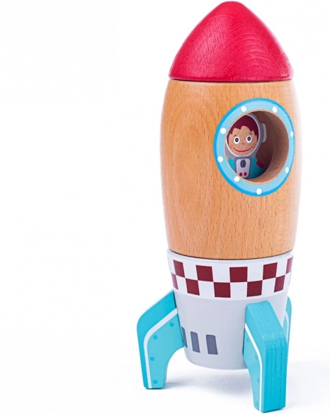 Wooden Rocket for Kids