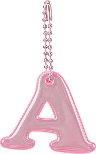 Baagl reflective charm letter A