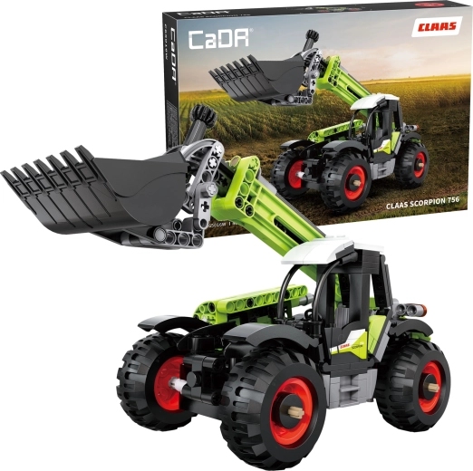 CaDA telescopic loader Claas Scorpion 756 – 401-piece building set