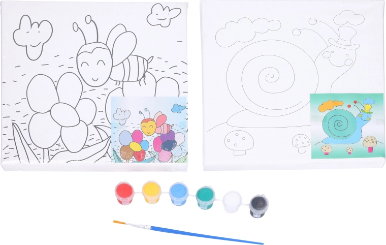 Alles-in-één: verf en penseel in de verpakking