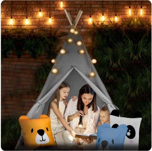 Ambiance magique grâce aux lumières