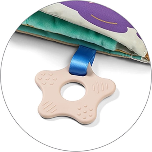 Teether with massaging nubs