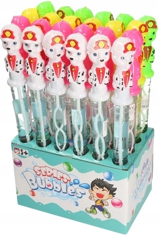 Bellenblaas “bańki piesek” 37 cm, 24 stuks in display