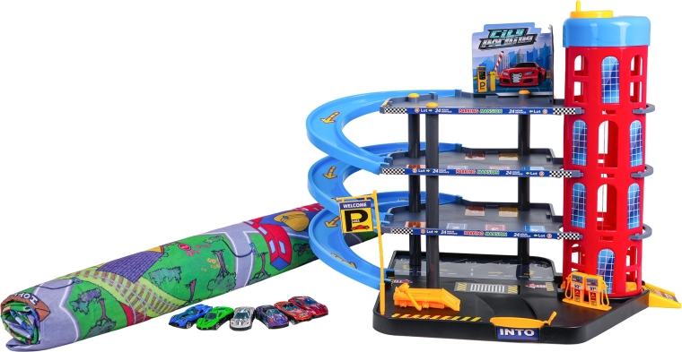 Große Filz-Spielmatte mit Straßen