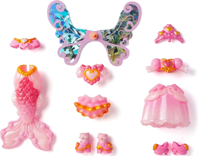 Verkleedsets 3-in-1: prinses, fee, zeemeermin