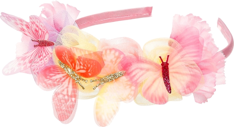 Souza diadeem Lilyanne met bloemen en vlinders