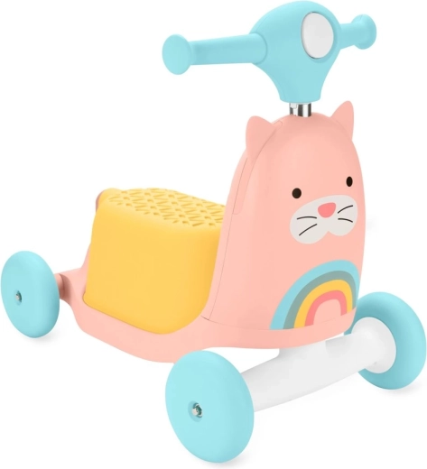 Skip Hop Zoo porteur et trottinette 3-en-1 – chaton