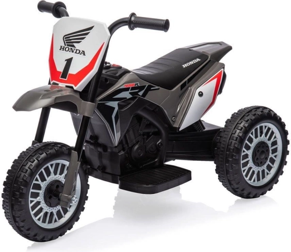 Electric kids' motorcycle BABY MIX HONDA CRF 450R, gray